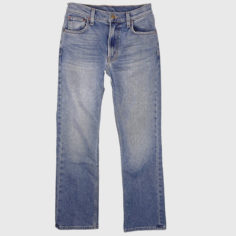 B SIDES Jeans Field Mid Kick W25 25 90s Mid Rise Straight Leg Crop Denim USA